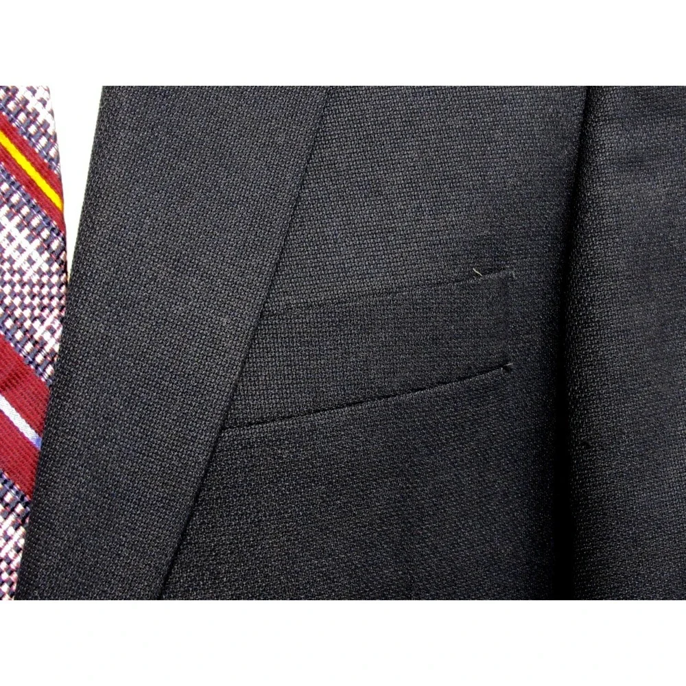Hart Schaffner Marx Polyester Blend 40L‎ Mens Traditional Navy Blazer Recent